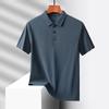 Herren Eisseide Kurzarm Poloshirt