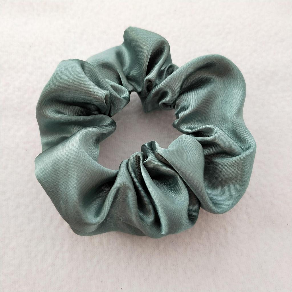 Satin Silk Hair Tie: High-End Women's Rubber Band for Elegant Buns
