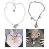 Mode Vortex Stern Anhänger Halskette Einfache Y2K Choker Halskette Süße Coole Schlüsselbeinkette Sommer Schmuck