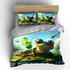 Relaxing Frog With Drink Print Bedding Set 1 Duvet Cover 2 Pillowcases For Adult And Children Luxury Gift Full Size