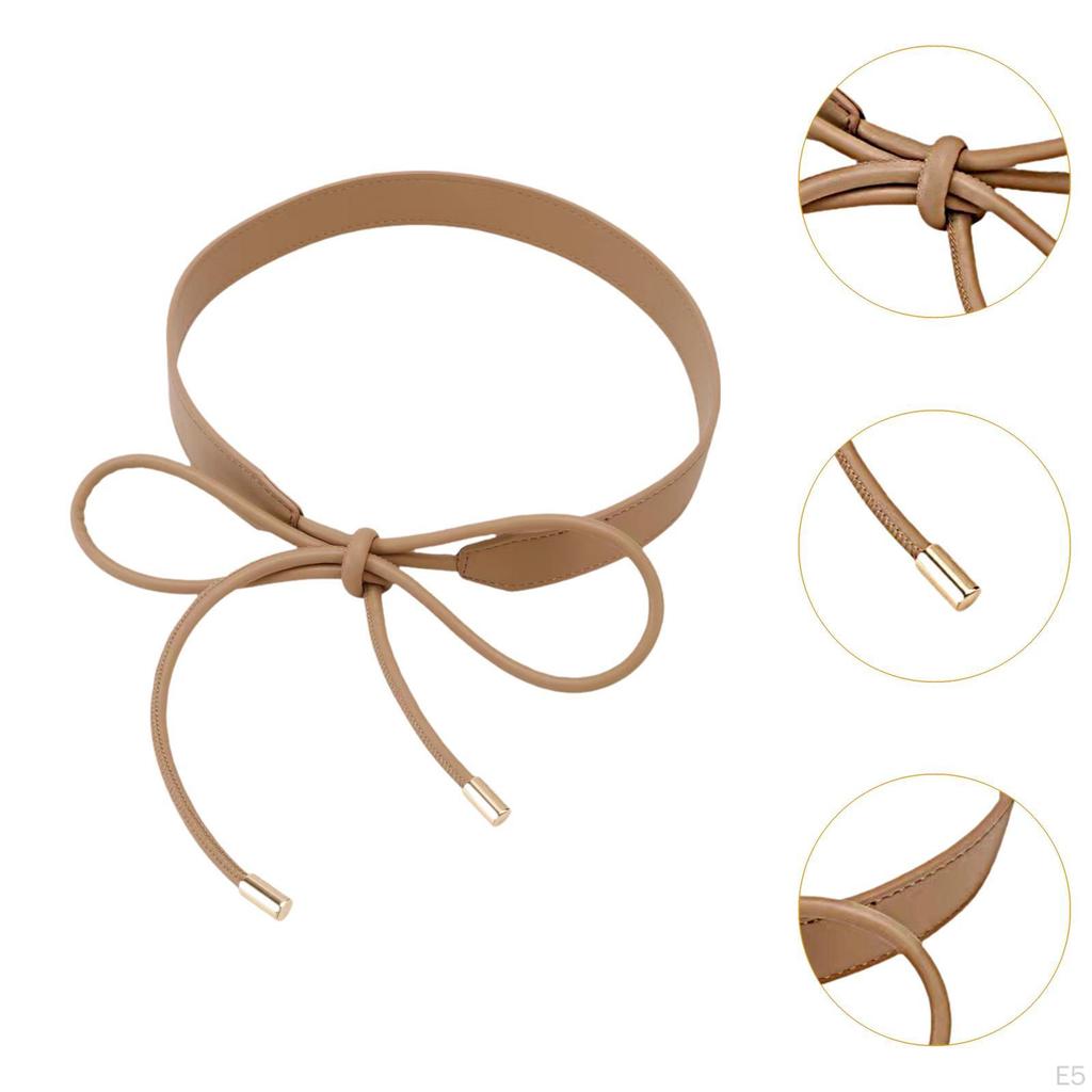 Leather Waist Belt for Women's Coat Blouse