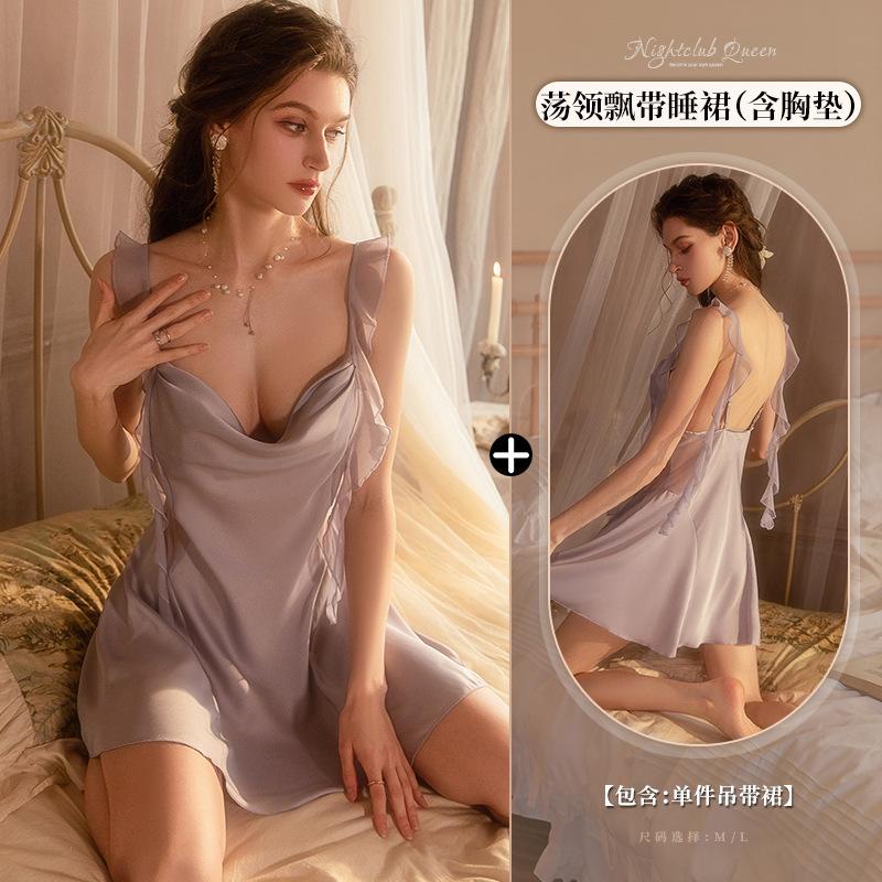 

Экзотическая летняя модная женская одежда, новый стиль, ремешок, оборка, шелк, милое и свежее, прямое, трубчатое, в стиле феи, элегантное платье 8IHD