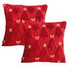 Christmas Tree Soft Plush Pillowcase 45x45cm Decorative Cushion Cover Faux Fur Pillow Covers for Sofa Bed Living Room Home Decor