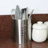 Stainless Steel Kitchen Gadgets Tableware Chopsticks Knife Fork Scissors Clip Hollowed Out Drain Storage Container