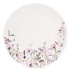 Talerz Deserowy Płytki Mały Na Ciasto Deser Porcelanowy Kwiaty 20,5 Cm