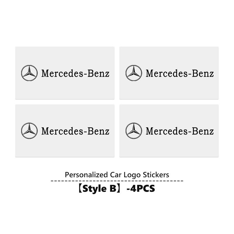 AABGW1 For Benz Car Logo Emblem Rear Trunk Stickers Badge Accessories AMG CLA CLS C180 C200 W204 W205 Exclusive A C E R V Class
