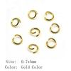 Wedding Anniversary Jewelry Materials Open Jump Rings 5 Colors 6 Sizes Accessories Parts Souvenir Accessories Parts