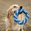 Dog Cotton Rope Toy Chew Teeth Cleaning Bite Knot Ball Interactive Toys For Small Medium Puppy Golden Retriever Border Collie