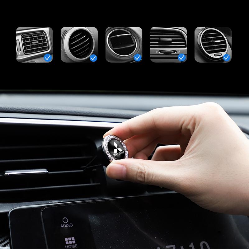 Car Solid Perfume Clip Air Vent Aromatherapy Diffuser For Mitsubishi Pajero Outlander Mirage ASX Lancer Galant Ralliart Jinxuan
