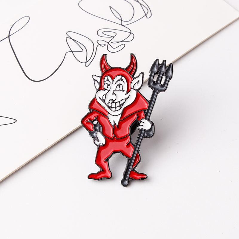 Halloween Creative Cartoon Character Alloy Drip Oil Brooch Badge