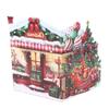1Pc 3D Christmas Card With Snowy Winter House And Santa Claus Design Envelope Included Festive Greeting For Family Friends