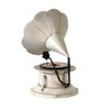 Grammofono Decorativo in Metallo Modello Nostalgico Espositore da Scaffale Scultura Fonografo Vintage Elementi Centrali Decorazioni per Soggiorno