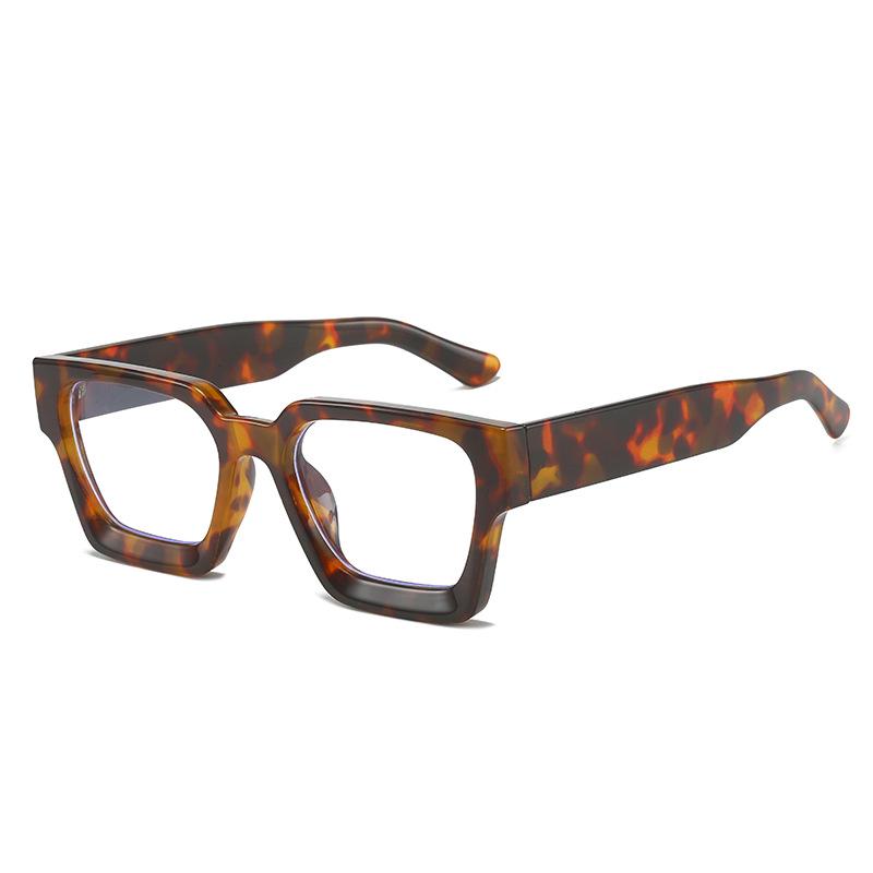2022 Stylish Square Frame Glasses: European & American Fashion, Versatile and Simple Design