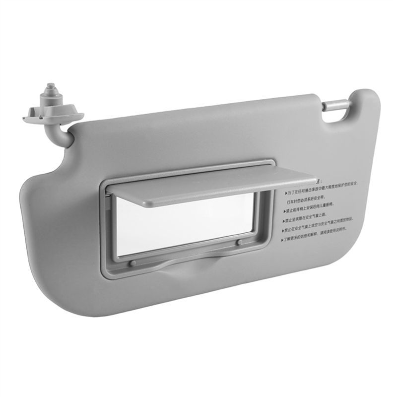 AA92-Car Sunvisor With Vanity Mirror For Kia Sportage 2004-2010 Grey Sun Visors Shades Makeup