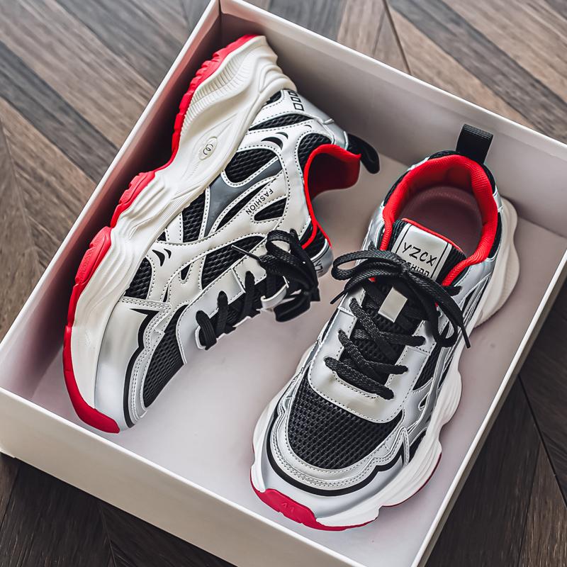 

Men s Sneakers Mesh Men s Casual Shoes Soft and Comfortable Ventilate Non-Slip Sports and Leisure Outdoor Shoes for Men New 44