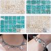 Synthetic Turquoise Loose Bead Collection for Necklace and Bracelet Jewelry Making Components Colorful Mixed Beads