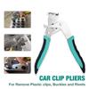 A84X-Auto Panel Removal Tool With Rubber Fastener For Professional Auto Repair Kit Car Thicken Clip Pliers Rivet Tools