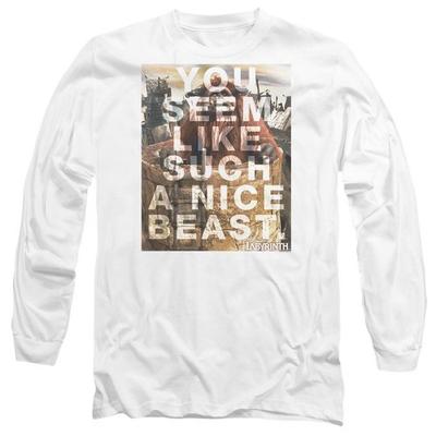 Labyrinth Unisex Adult Nice Beast Long-Sleeved T-Shirt