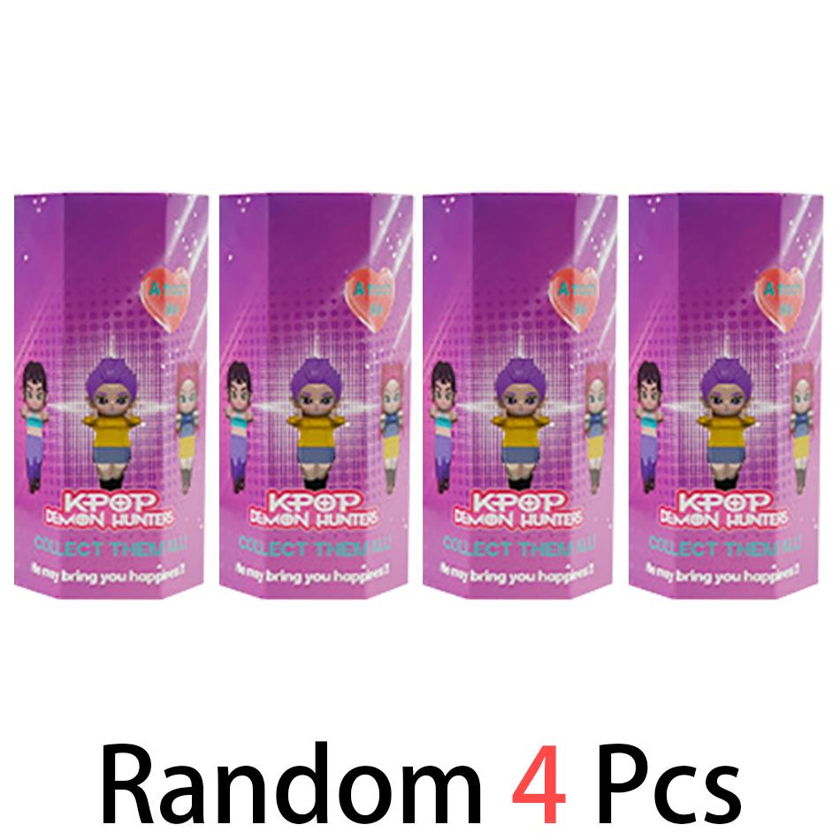 Kpop Demon Hunters box series Figure Model Toy Cartoon Gaming Peripherals Desk Decoration Halloween/Christmas for Kid GiftK