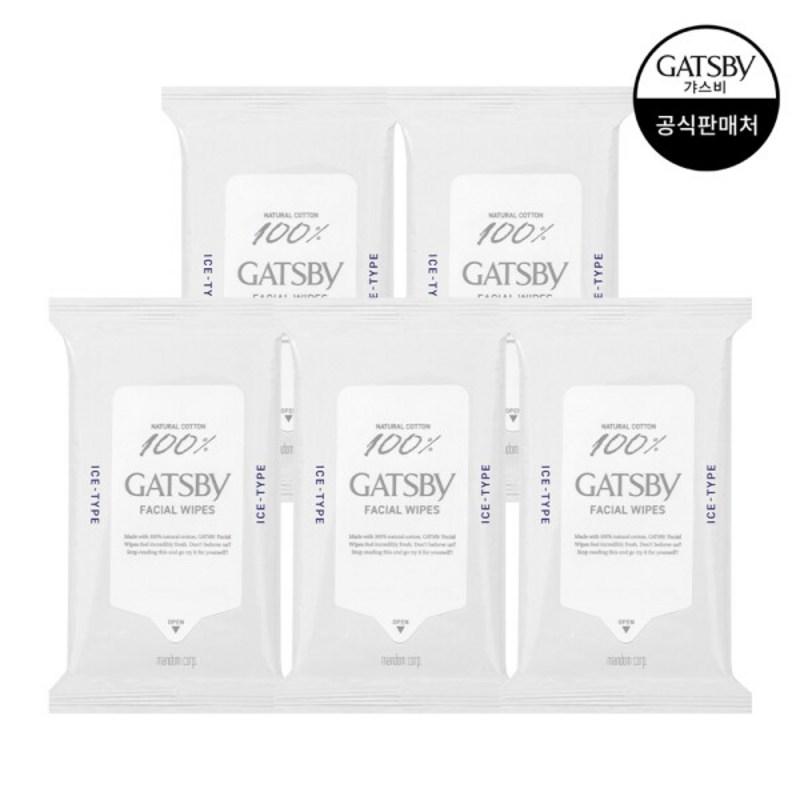 Facial Paper Ice Type 15 Sheets x 5 Packs, 5 pcs