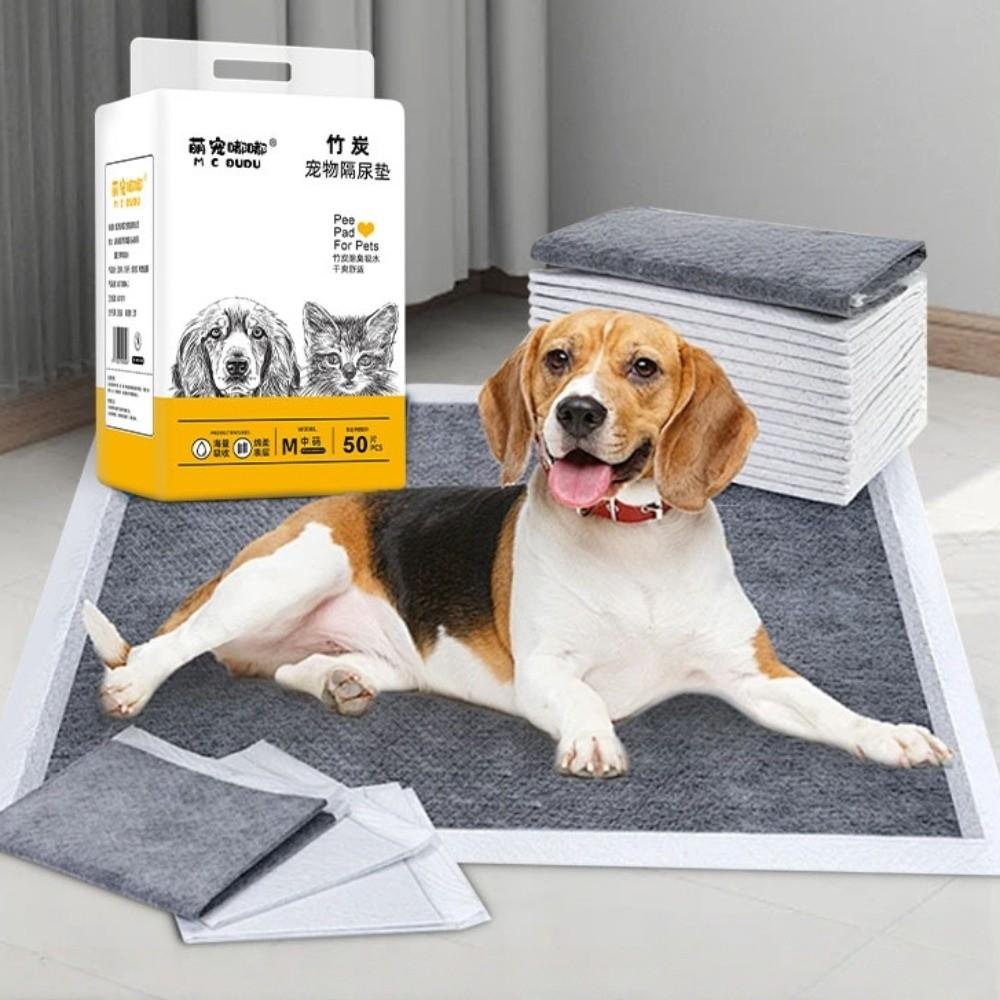 Super Absorbent Bamboo Charcoal Pet Cushion S/M/L/XL Urine Nappy Mat Dog Training Pee Pad Cat