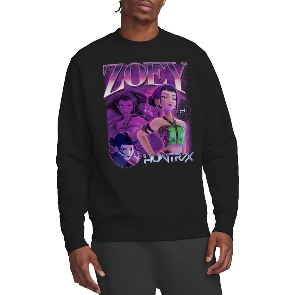 K-Pop Demon Hunters Unisex Adult Huntr/X Zoey Sweatshirt