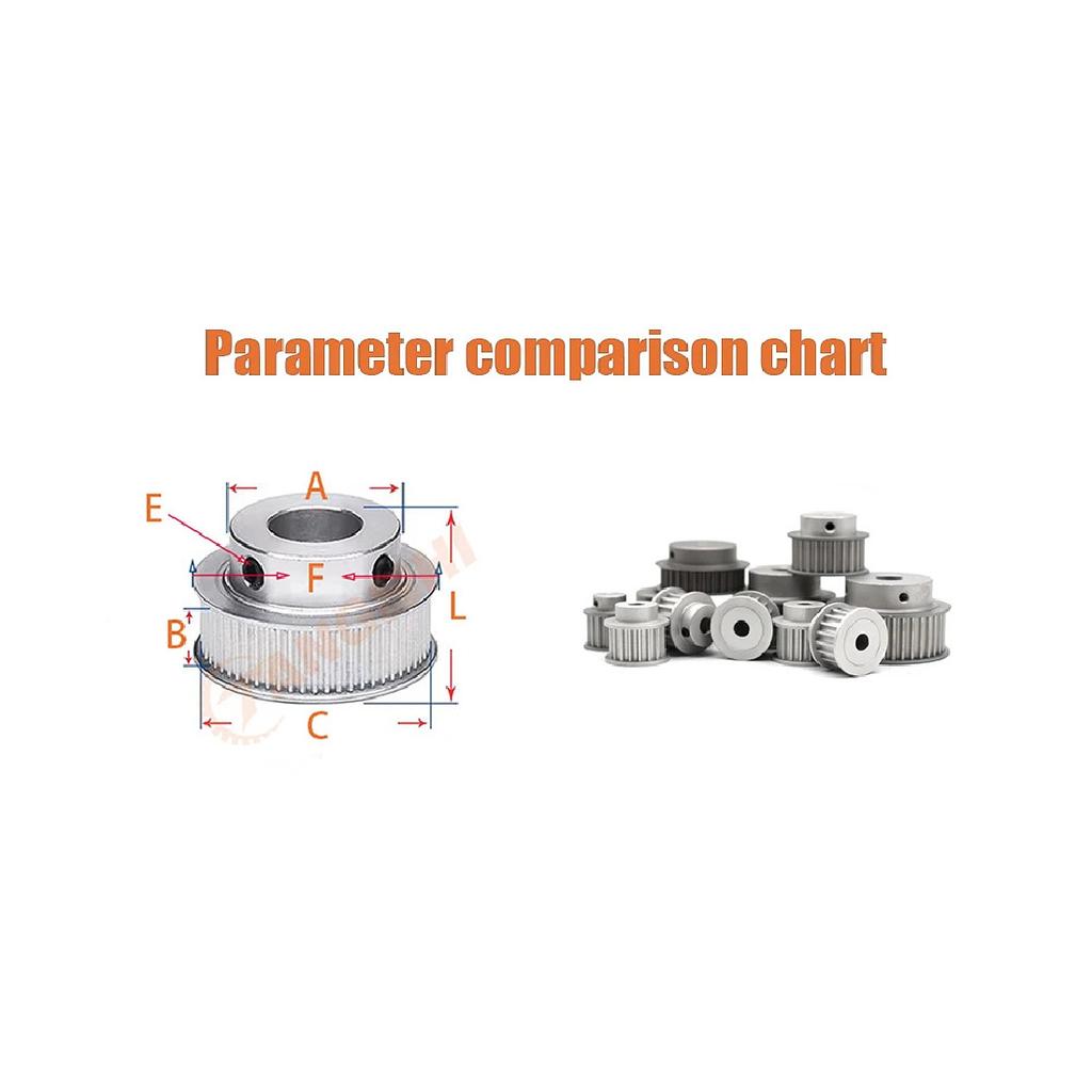 XL 15 teeth 16 teeth 17 teeth Synchronous Timing Pulley Bore 4mm to 12mm for Width 10/13/15mm Belt XL 15T 16T 17T Timing Pulley