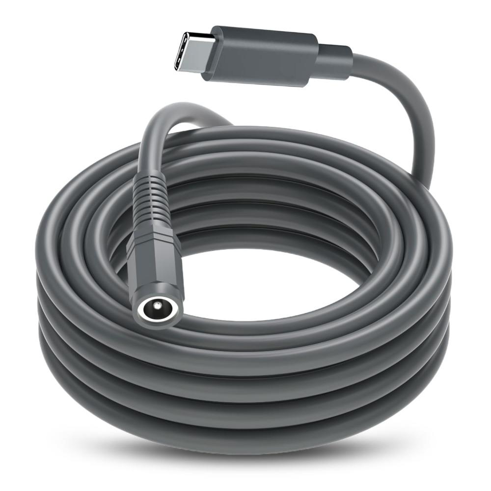

PD 100W USB C To DC Charger Cable 0.5-20M Power Supply Cord for Starlink Mini Outdoor 3M-USB C Male-DC Female