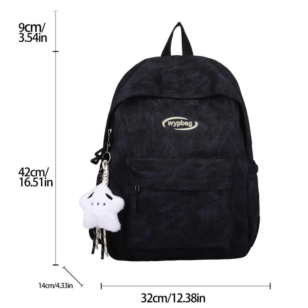 Schoolbag Dopamine Tie-dye School Bag Women's Versatile Lightweight Student Backpack Summer Fashion ins Computer Storage Backpack