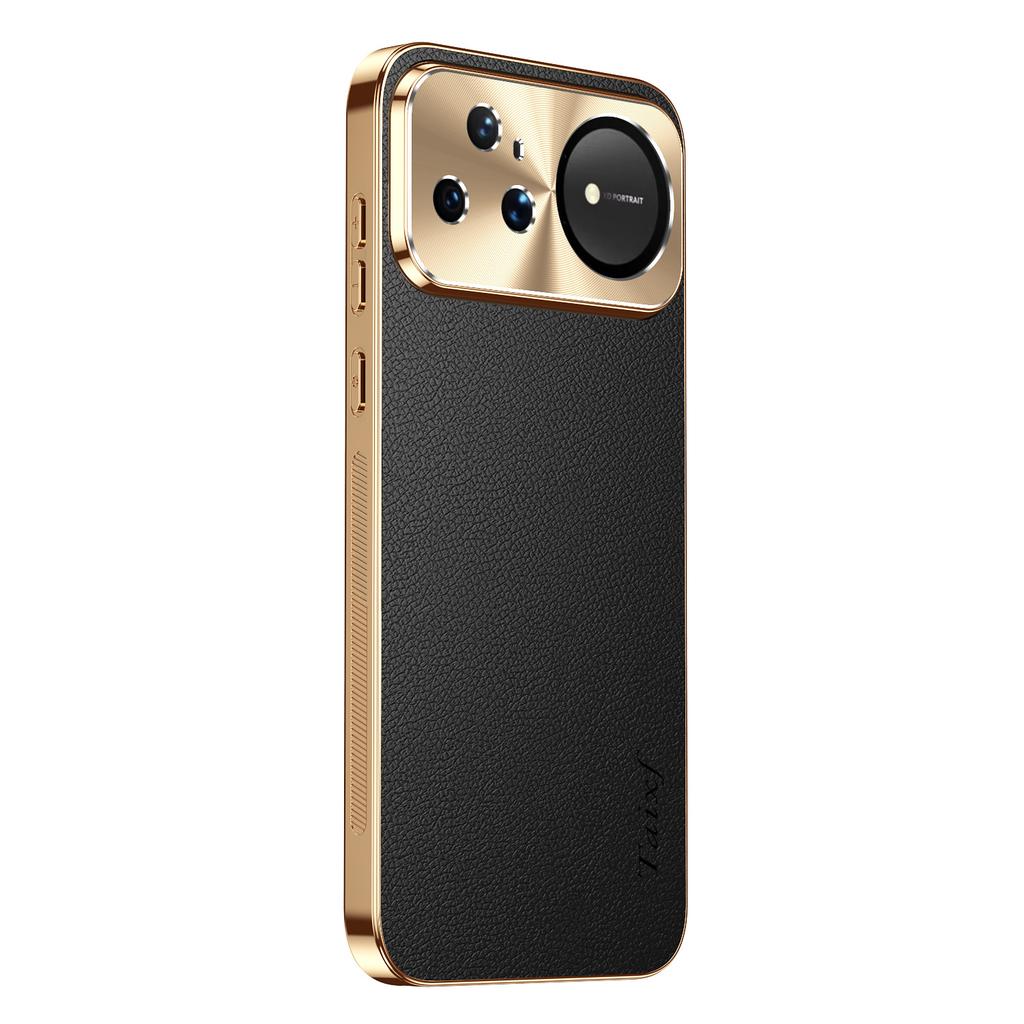 Huawei Pura11Promax mobile phone case electroplated lychee pattern Nova11 business mate81 protective case