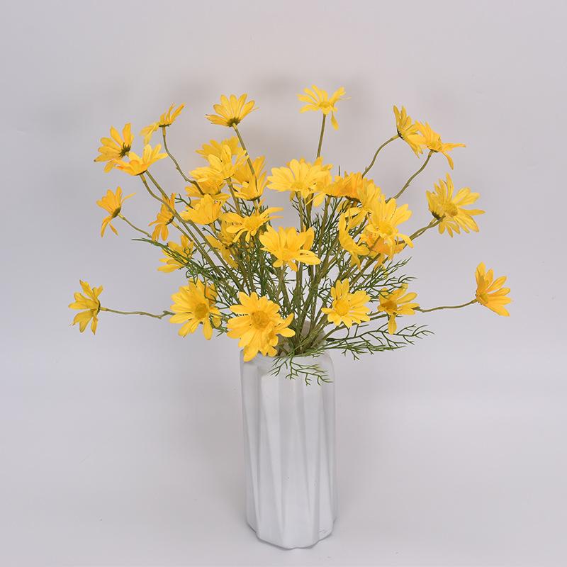 Artificial Daisy Flowers Home Decor Accessories Fake Flowers Living Room Party Wedding Decoration Ouquet Mothers Day Gift