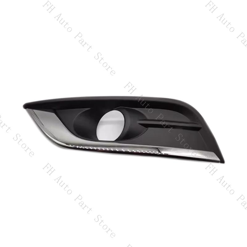 Car Front Bumper Fog Lamp Foglight Trim Cover Frame Bezel Cap Hood Lid Chrome For Renault Koleos 2017 2018