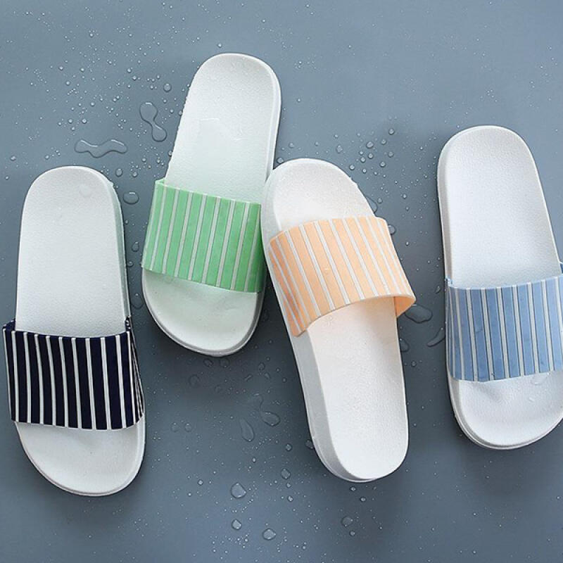 Office Home Bathroom EVA Cushion Non-Slip Fashion Slippers RAIN