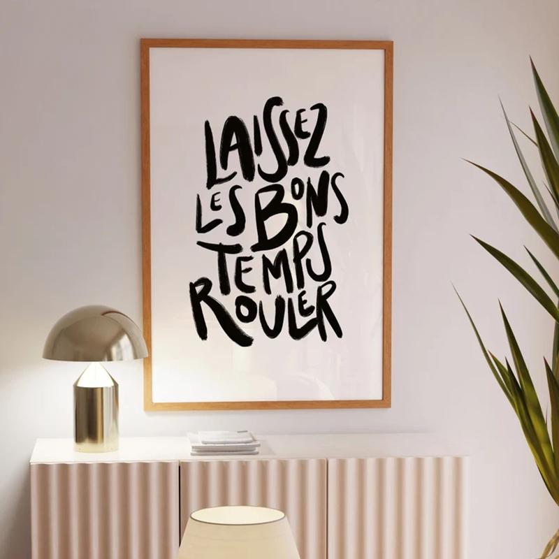 Laissez Les Bons Temps Rouler, New Orleans Art Print, Mardi Gras Art, Mardi Gras Prints, Louisiana Prints, Wall Art, Home Decor 21X30CMNo Framed
