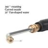 4350PSI curved rod nozzle cleaning water gun M22-14 threaded interface 1/4 quick connector for high-pressure cleaning