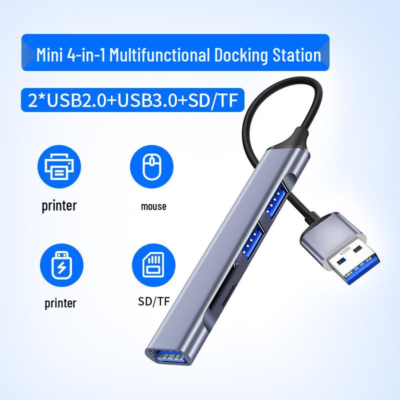 5-in-1 Type-C Docking Station for MacBook & Laptop USB Expansion