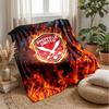 Coperta in Flanella con Stampa Sheffield United Football, Coperta Morbida Calda Leggera per Divano Letto Campeggio