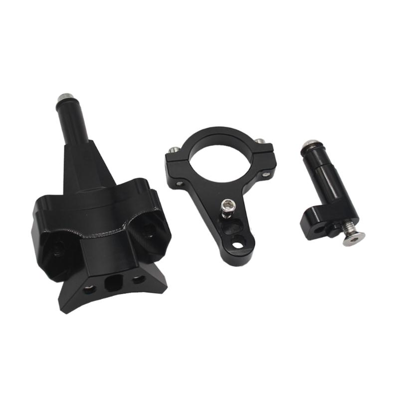 Motorcycle Accessories Aluminium Alloy Steering Damper Bracket Mounting Kit Compatible for Ninja400 2019 2020 2021 2022