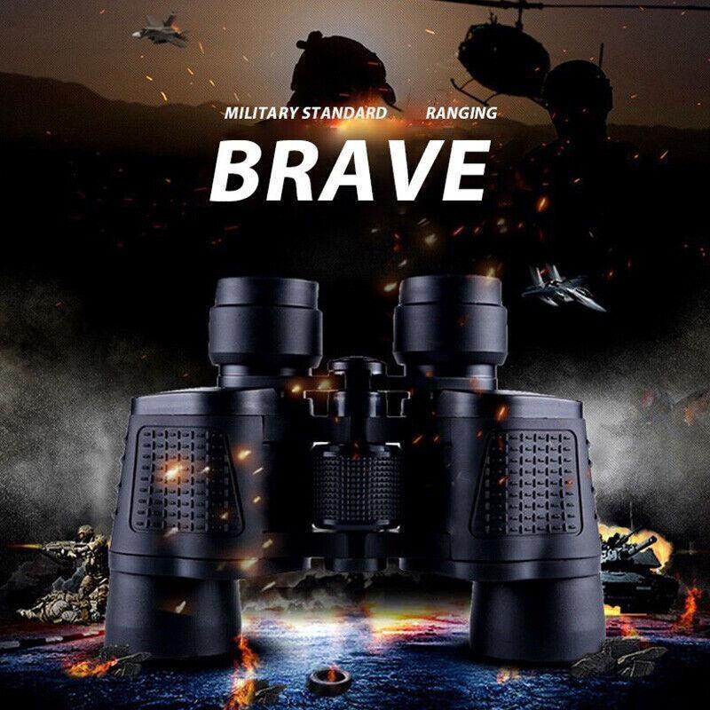 Outdoor-80X80-Fernglas, HD-Hochleistungsteleskop mit großer Reichweite und optischer Glaslinse, Nachtsicht bei schlechten Lichtverhältnissen für Jagdausflüge