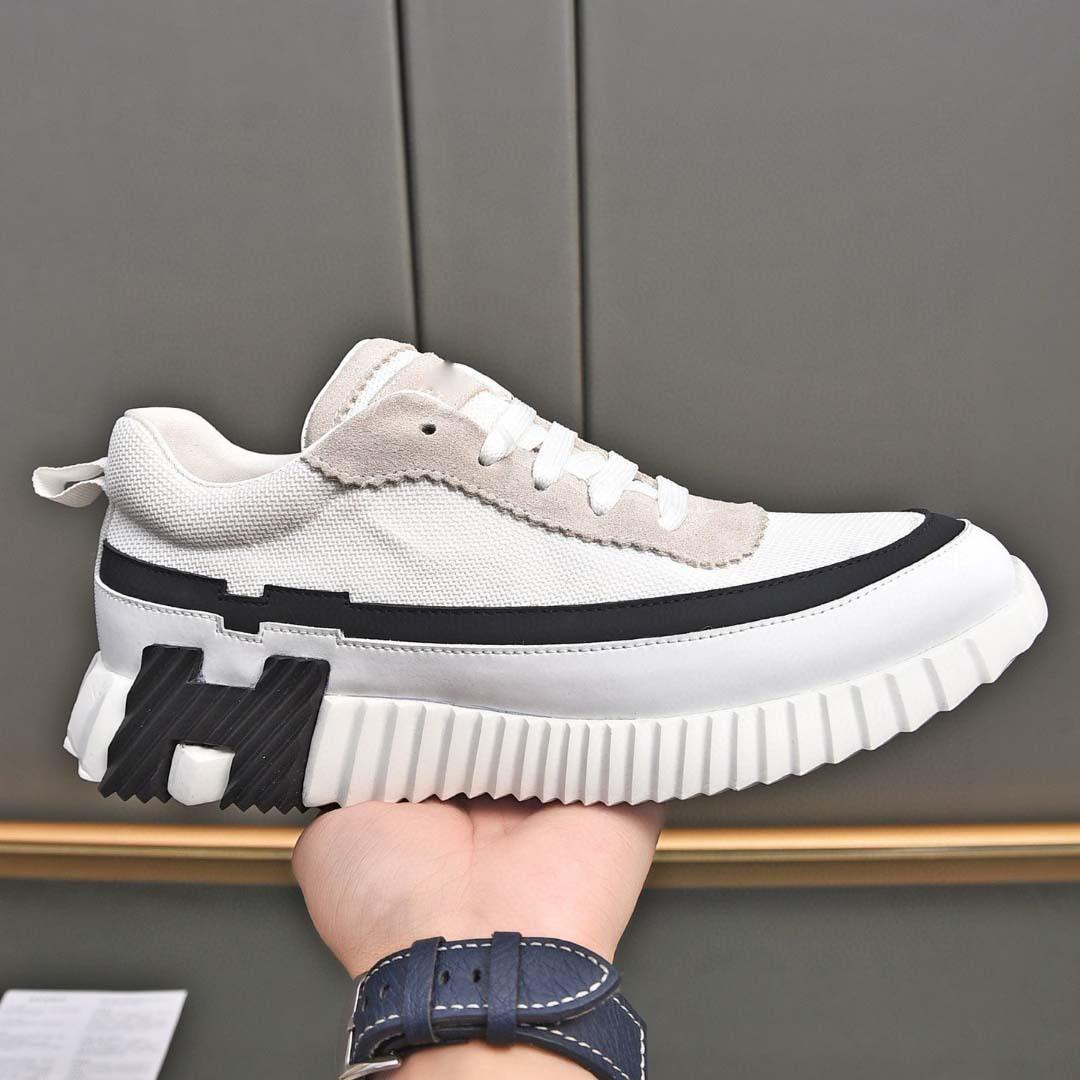 

Роскошные мужские кроссовки на массивной подошве H-Sole, вдохновленные дизайнером, повседневные кроссовки, дышащая сетка, для прогулок на свежем воздухе, повседневная уличная одежда, новые 40