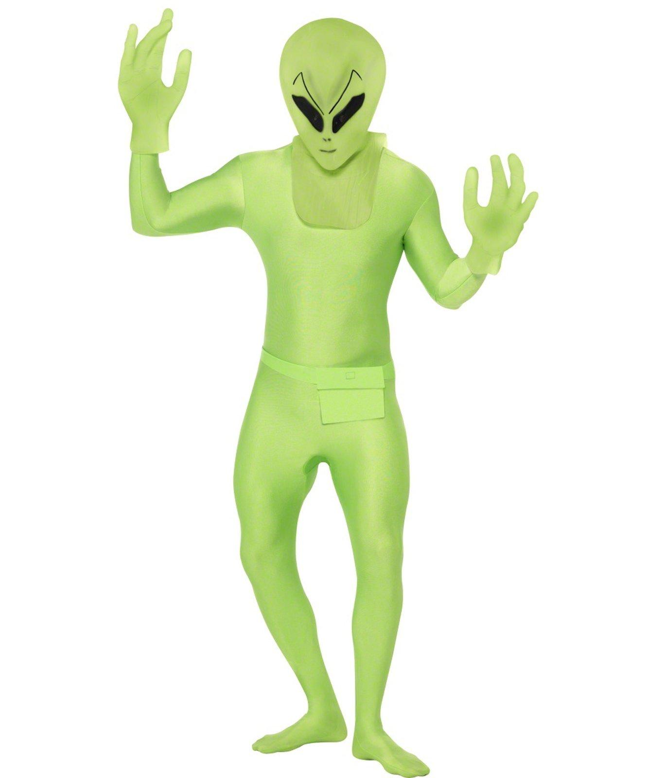 

Alien Second Skin Suit Adult Halloween costume for Costume. adults. Size Medium.