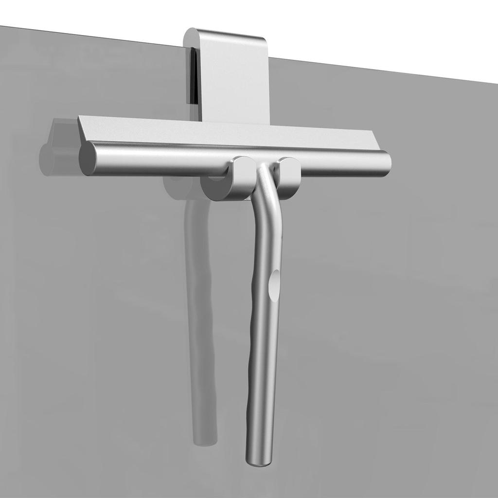 Silicone Glass Wiper - Patented Design for Windows, Showers, and Cars