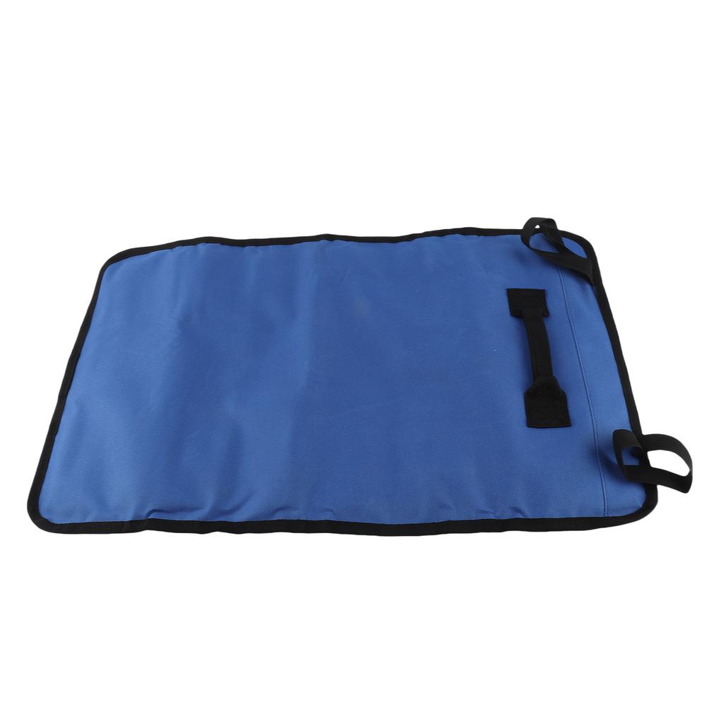 Chef Tool Roll Bag Oxford Cloth Portable Fork Tool Case Holder Pouch with Handle for Culinary Traveling