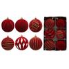 6PCS 8CM Christmas Ball Ornaments Tree Decorations for Holiday Wedding Party