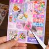 TIANZI 20/40 Pcs Retro Cartoon Die Cut Stickers Book Japanese Stationery for Scrapbooking Diary Handmade Decorative Supplies