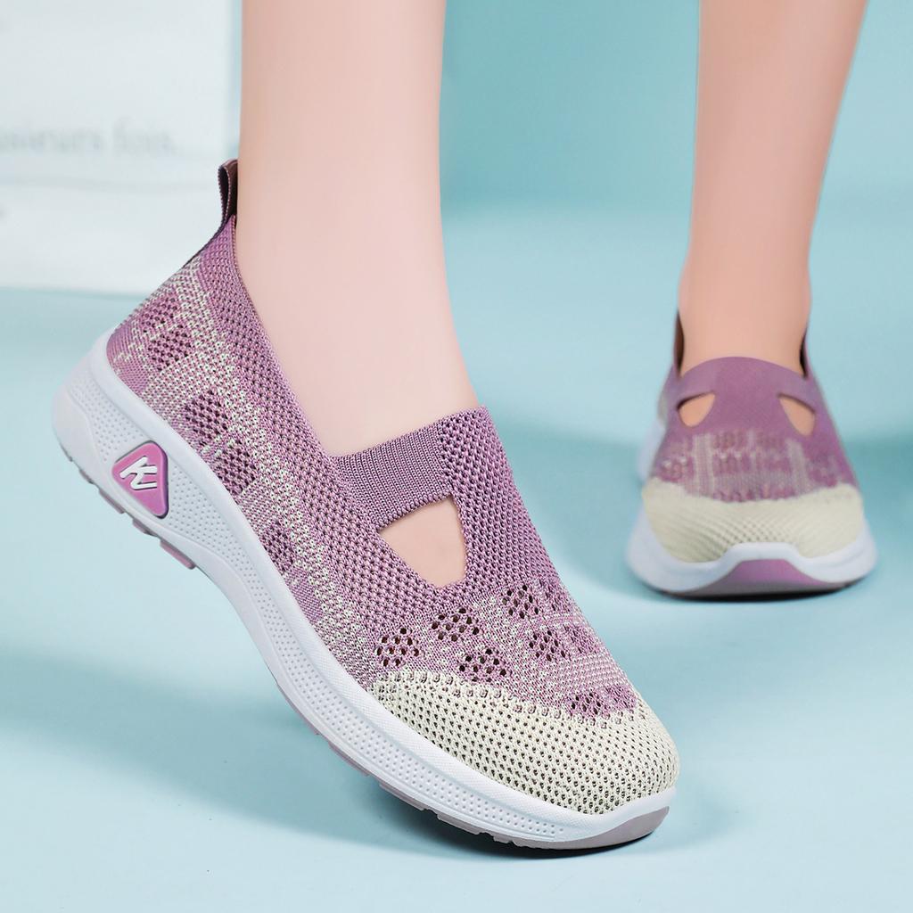 Women's Sports Shoes Hollow Sandals Mesh Casual Shoes Women's Shoes Comfortable Outdoor Sports Shoes Running Shoes