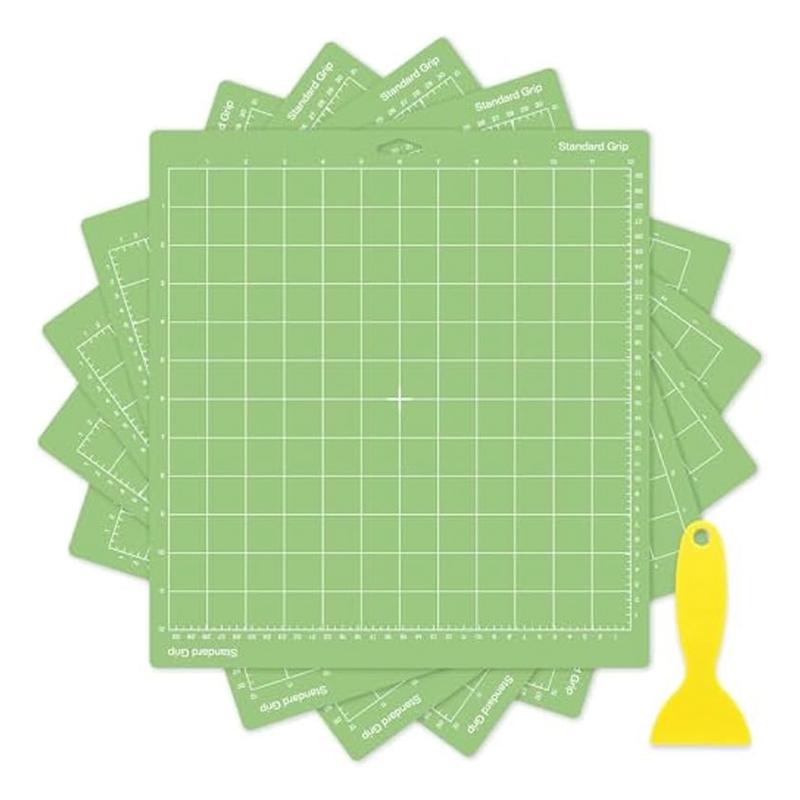 

2025 Trend 5Pcs Cutting Mats For Cricut-12X12inch Green Standard Grip Cutting Mats For Cricut Explore Air 2/ Maker 2/3 Accessori