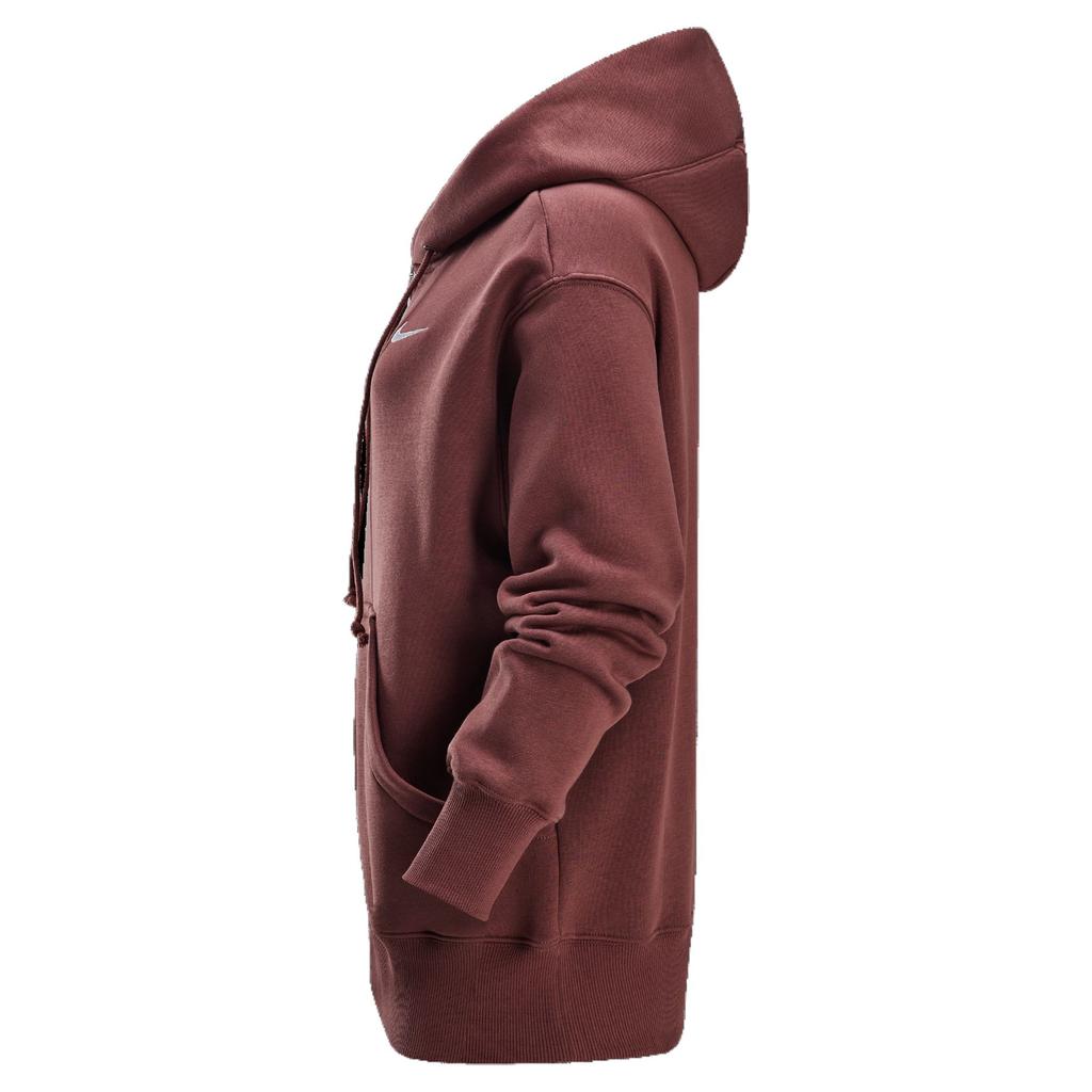 Nike Sportswear Phoenix Fleece Oversized Full-Zip Hoodie Women Red Sepia Sail DQ5759-218