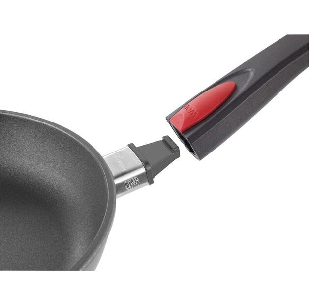 Woll Nowo Titanium Induction Cast Iron Frying Pan with Removable Handle 24 Cm (1524IL)