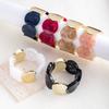 Irregular Geometric Pattern Acrylic Bracelet Personality Exaggerated Amber Halo Handmade Pattern Bracelet